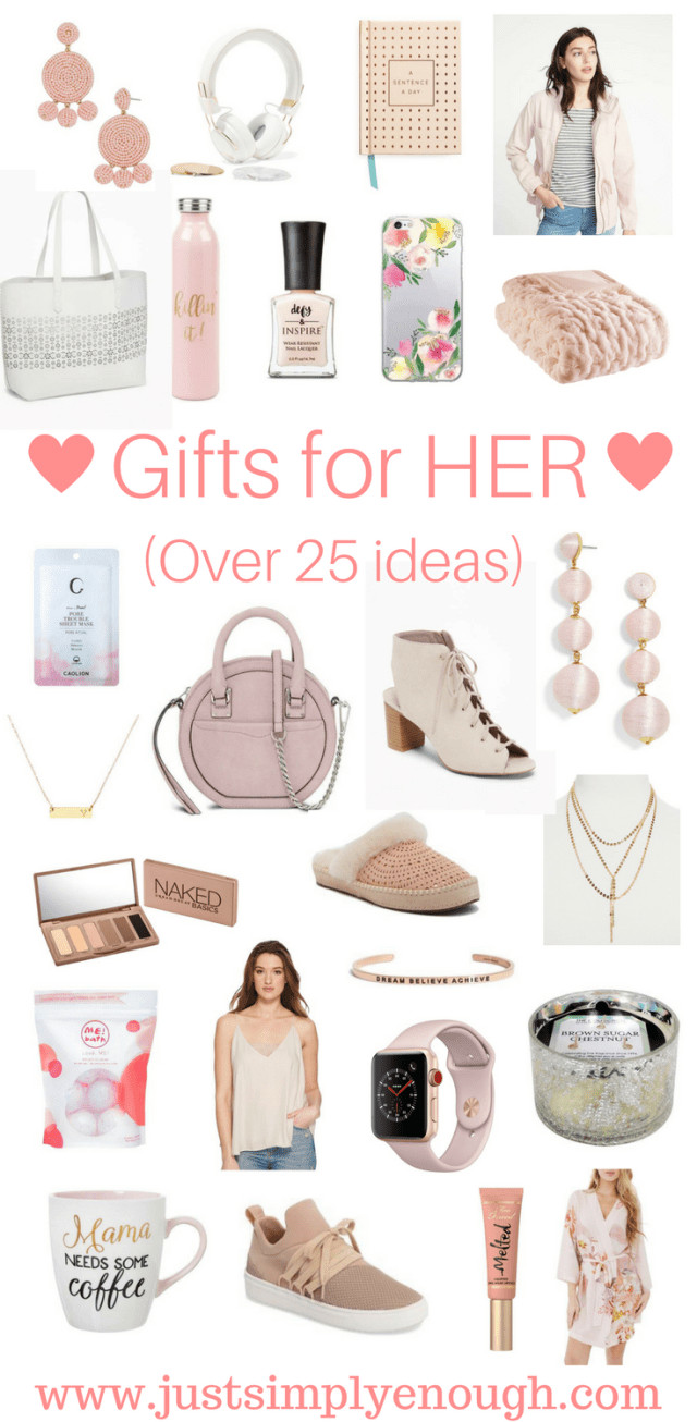 Best ideas about Cool Gift Ideas For Her
. Save or Pin Gifts for HER Over 25 Ideas Just Simply Enough Now.