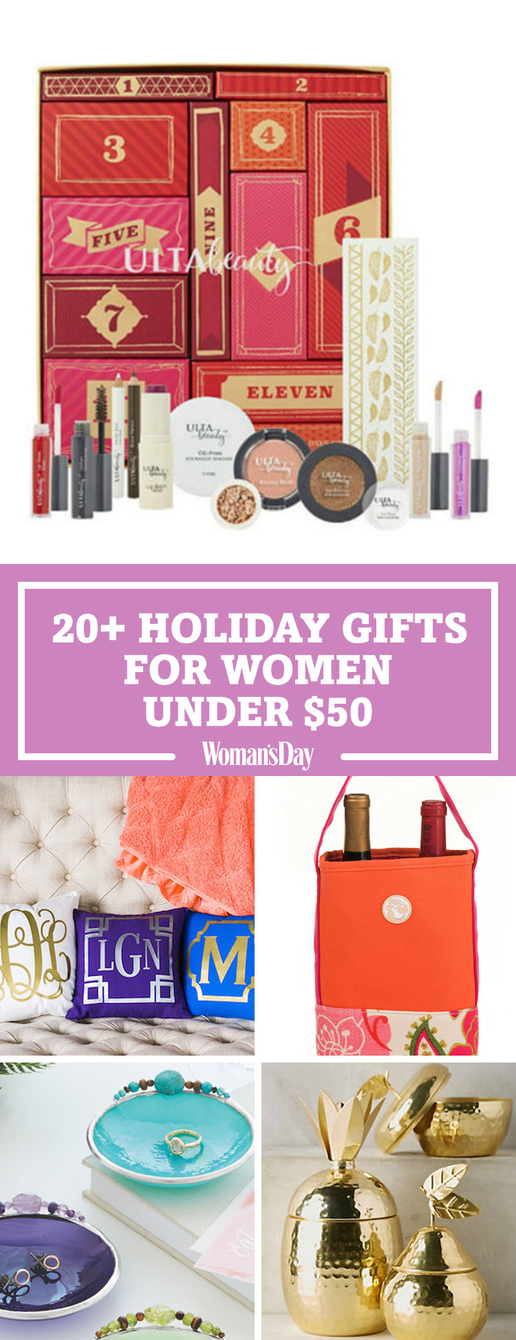 Best ideas about Cool Gift Ideas For Women
. Save or Pin 36 Best Christmas Gifts for Women Under $50 Unique Now.