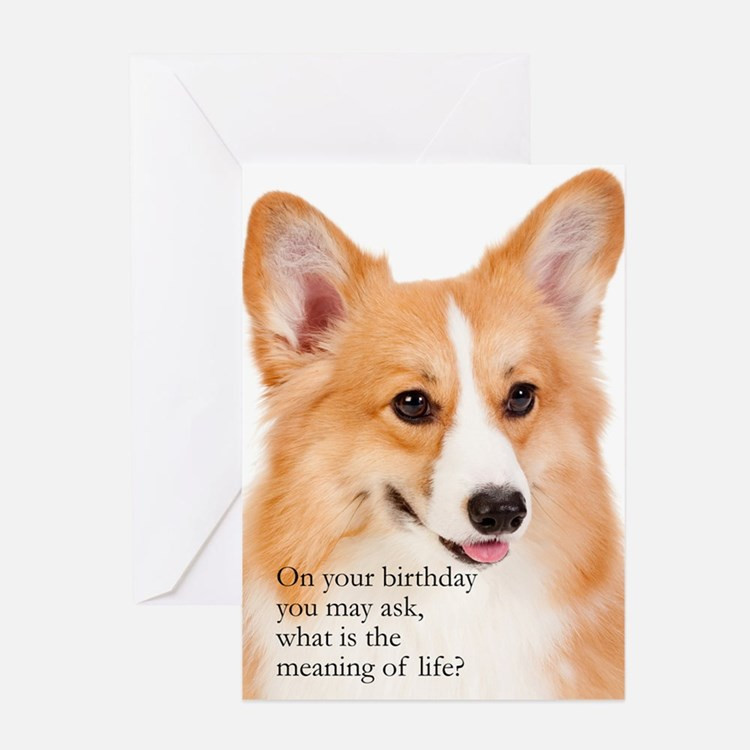 Best ideas about Corgi Birthday Card
. Save or Pin Corgi Greeting Cards Now.