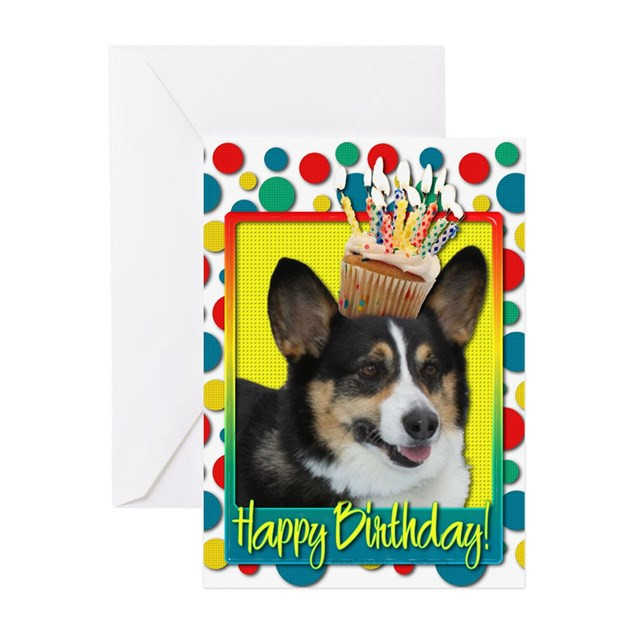 Best ideas about Corgi Birthday Card
. Save or Pin Birthday Cupcake Corgi Greeting Card by FrankzPawPrintz Now.