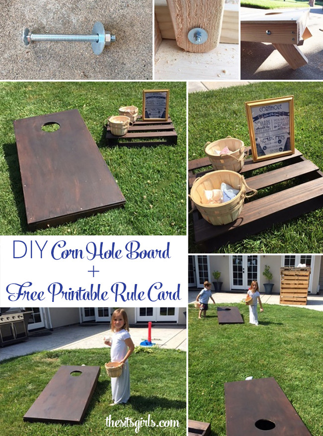 Best ideas about Corn Hole Bags DIY
. Save or Pin DIY Corn Hole Board Bean Bag Toss Game Now.