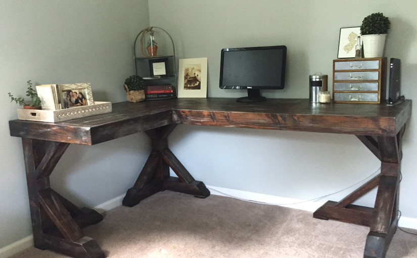 Best ideas about Corner Desk DIY
. Save or Pin DIY Corner Desk – Little Home Happiness Now.