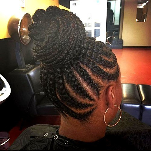 Best ideas about Cornrows Updo Hairstyles
. Save or Pin 50 Updo Hairstyles for Black Women Ranging from Elegant to Now.
