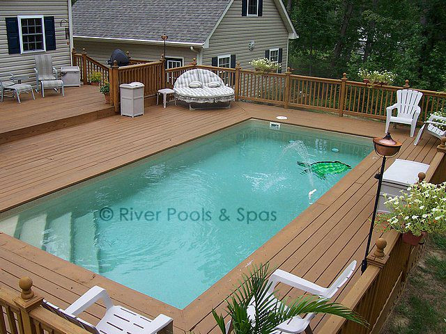 Best ideas about Cost Of Above Ground Pool
. Save or Pin 124 best Ground Pool Decks images on Pinterest Now.