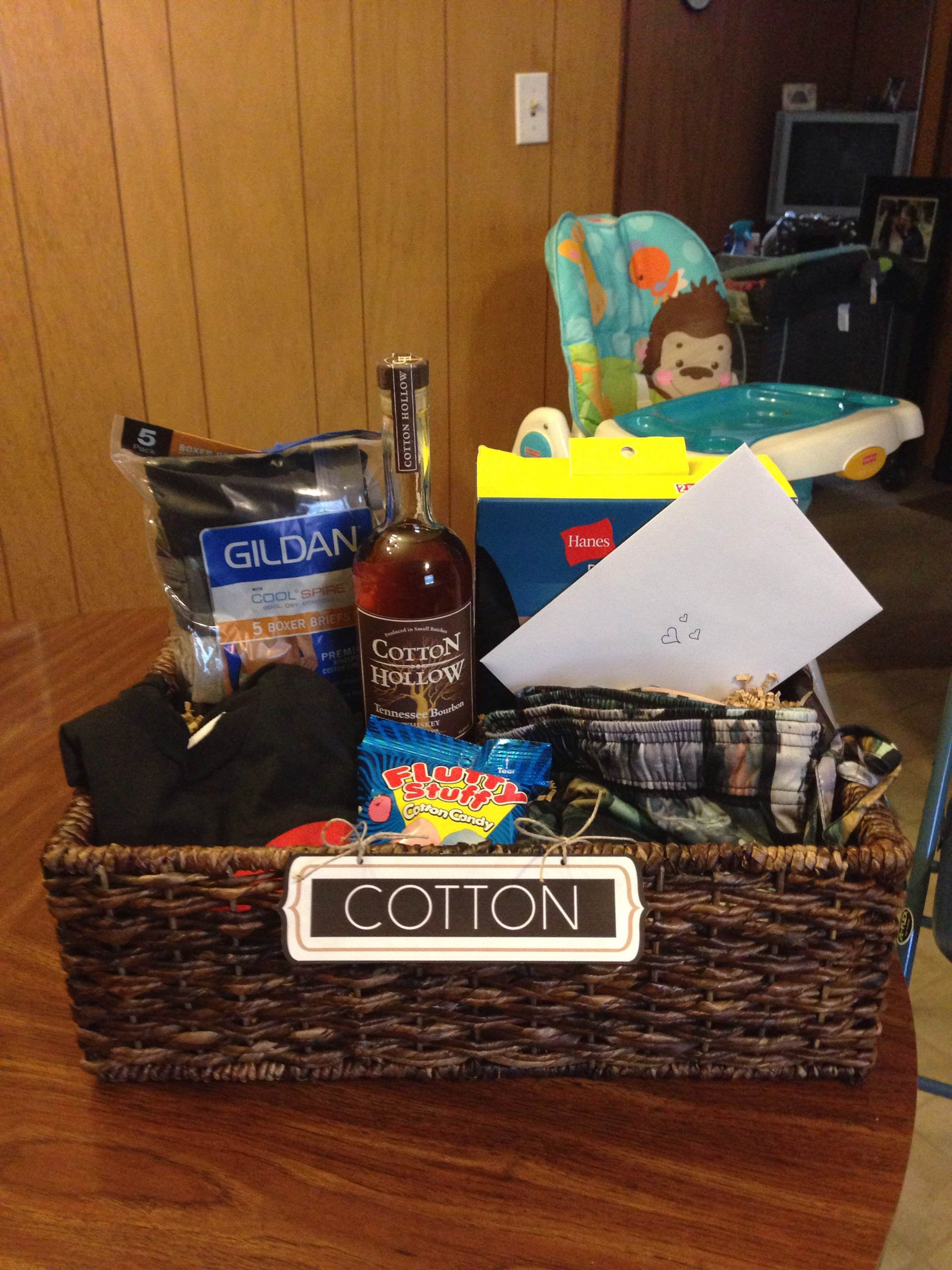 Best ideas about Cotton Anniversary Gift Ideas
. Save or Pin "Cotton" t basket I put to her for my husband for our Now.