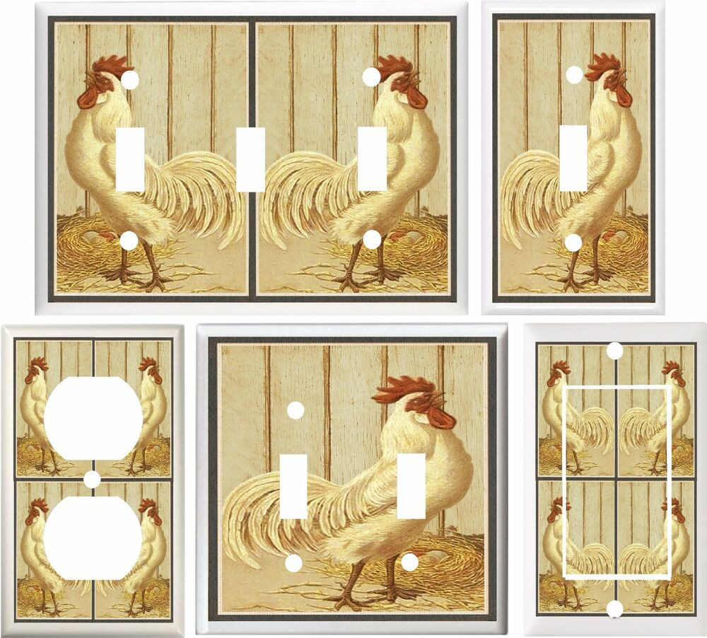Best ideas about Country Rooster Kitchen Decor
. Save or Pin ROOSTER COUNTRY KITCHEN DECOR LIGHT SWITCH COVER PLATE OR Now.
