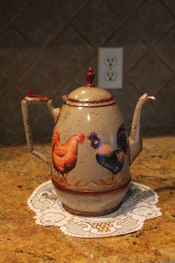 Best ideas about Country Rooster Kitchen Decor
. Save or Pin Rooster Tea Pot Kitchen Decor Country Decor Rooster Now.