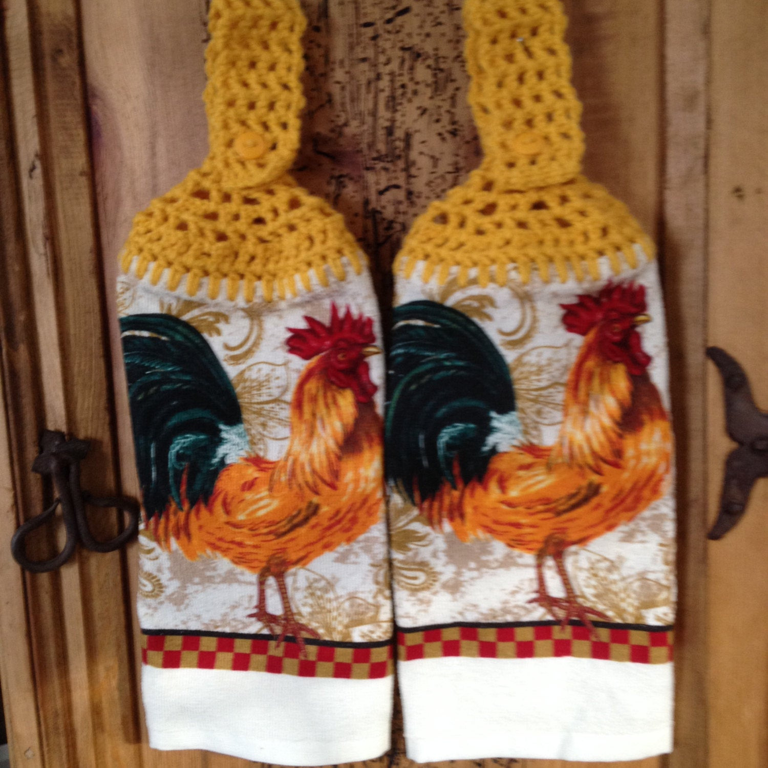 Best ideas about Country Rooster Kitchen Decor
. Save or Pin Rooster Country kitchen decor kitchen towel by SimplybyCindy Now.