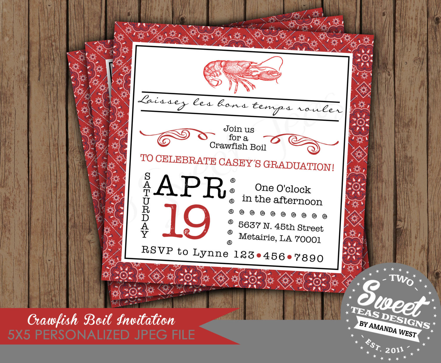 Best ideas about Couple Birthday Ideas
. Save or Pin Crawfish Boil Invitation Birthday Party Couple by 2SweetTeas Now.