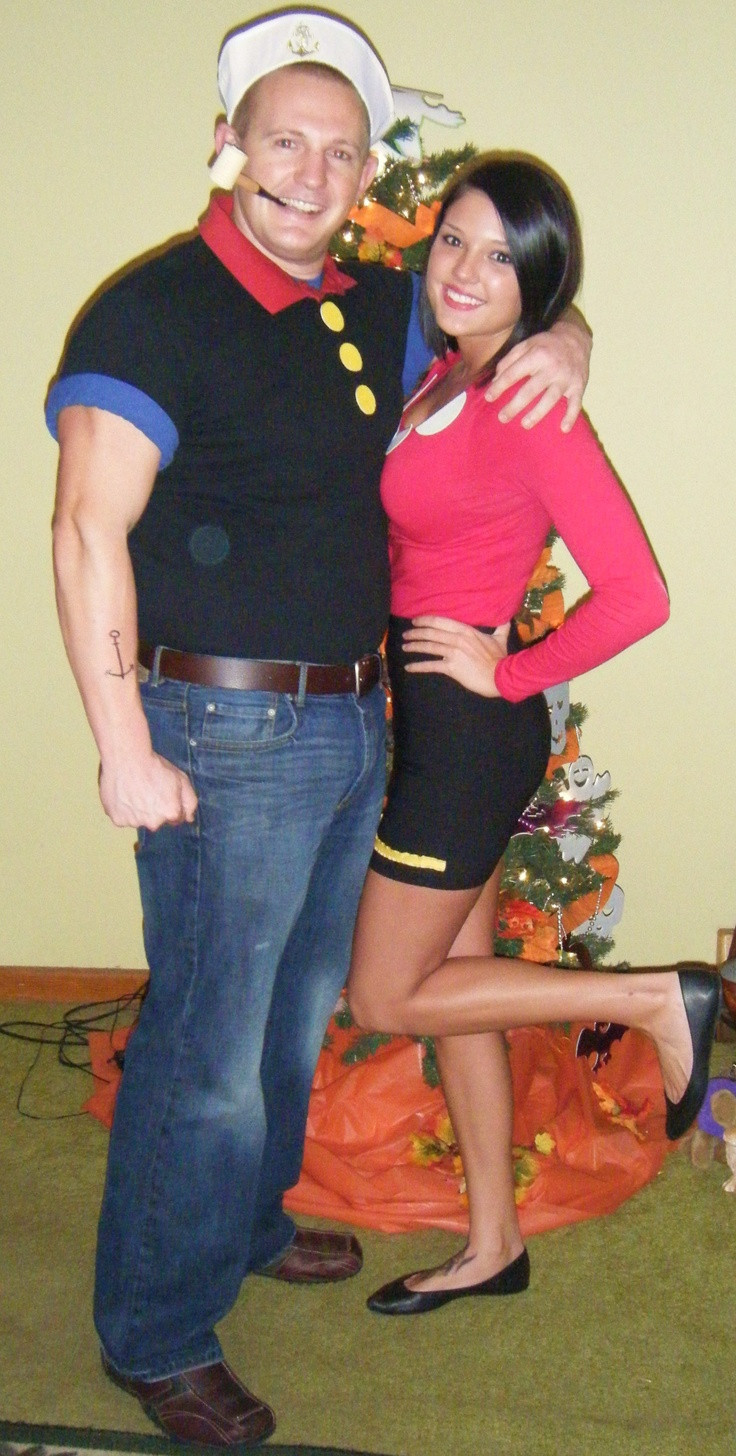 Best ideas about Couples Costume DIY
. Save or Pin Popeye & Olive Oyl Homemade Costumes Now.