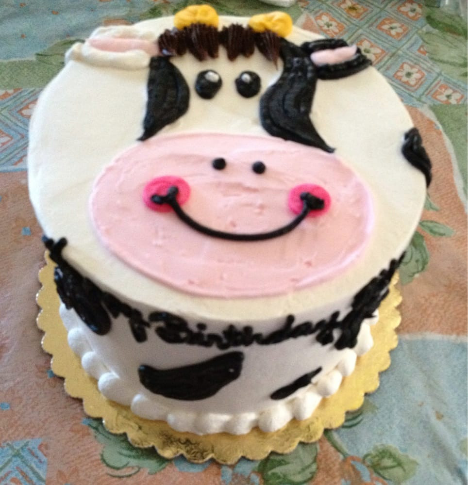 Best ideas about Cow Birthday Cake
. Save or Pin Cow themed birthday cake Yelp Now.