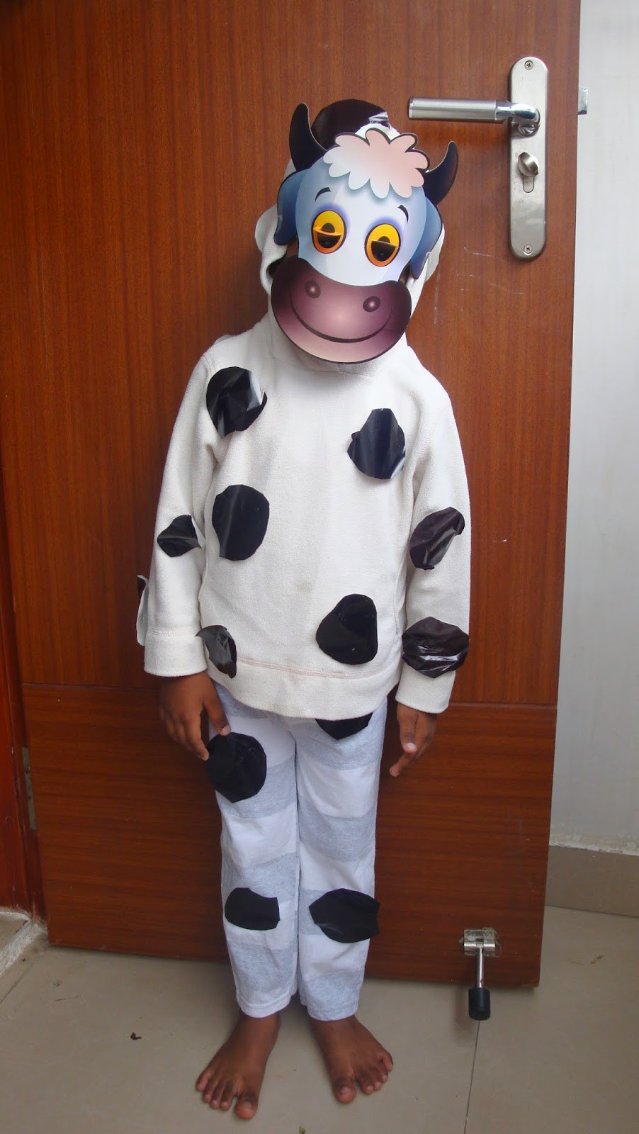 Best ideas about Cow Costume DIY
. Save or Pin COLOURFUL IMAGINATIONS DIY Simple Cow costume Now.