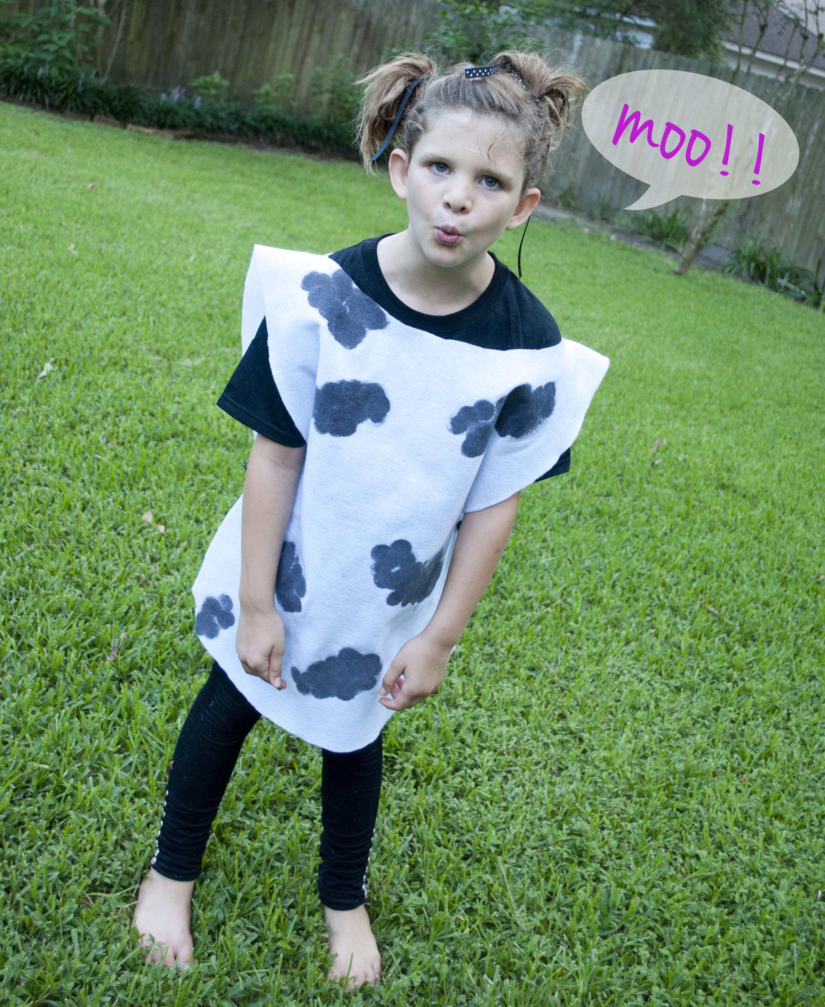 Best ideas about Cow Costume DIY
. Save or Pin Quick and Easy Cow Costumes Clumsy Crafter Now.