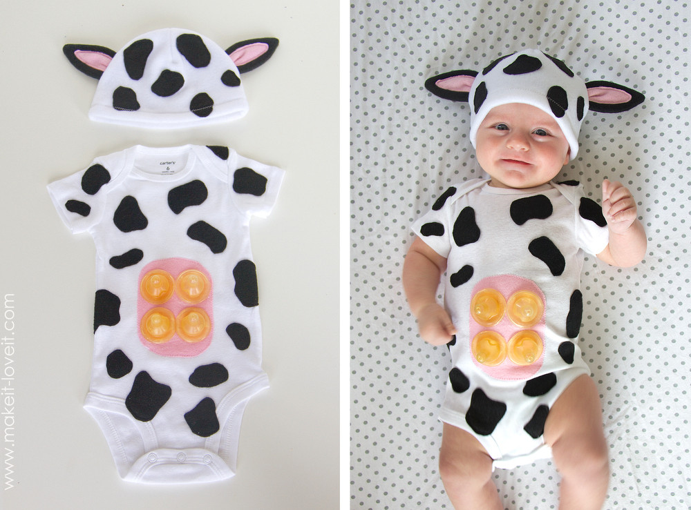 Best ideas about Cow Costume DIY
. Save or Pin Baby Cow Costume with an UDDER Now.