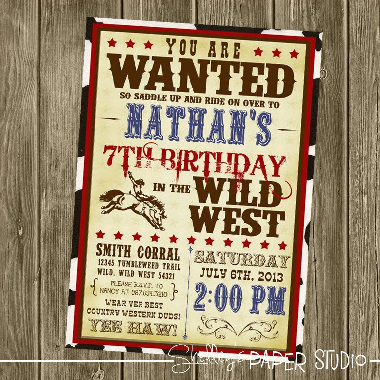 Best ideas about Cowboy Birthday Invitations
. Save or Pin Cowboy Birthday Invitation Now.