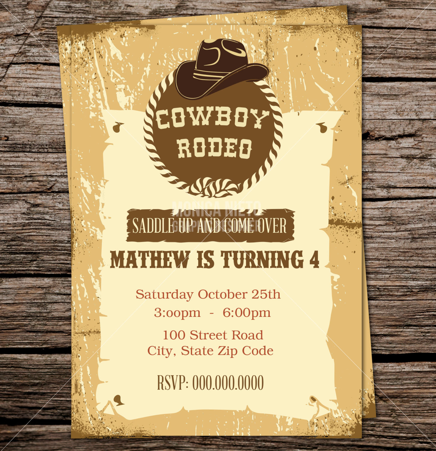 Best ideas about Cowboy Birthday Invitations
. Save or Pin Cowboy Birthday Party Invitation Western Rodeo Invitation Now.