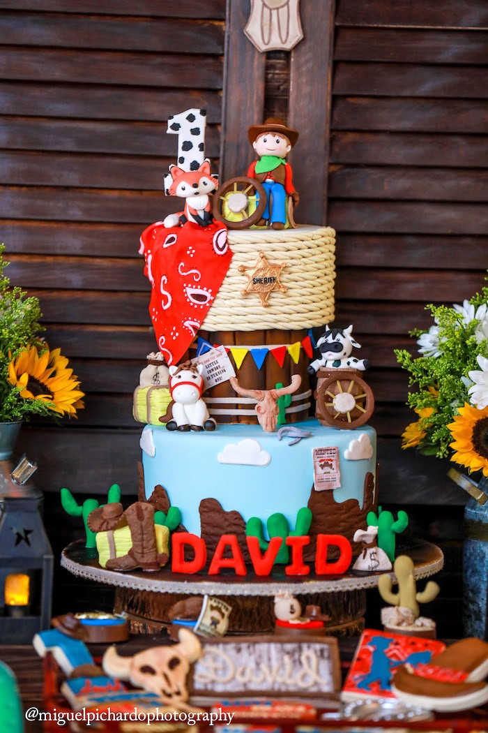 Best ideas about Cowboy Birthday Party
. Save or Pin Kara s Party Ideas Western Cowboy Birthday Party Now.