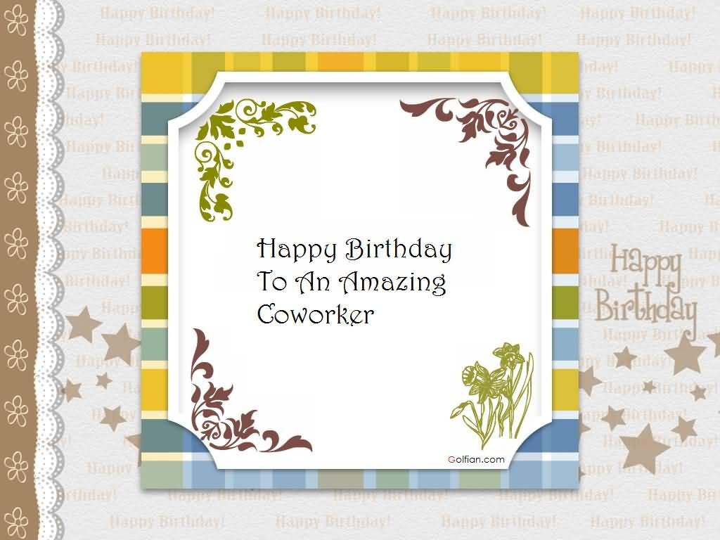 Best ideas about Coworker Birthday Card
. Save or Pin 60 Beautiful Birthday Wishes For Coworker – Latest Now.