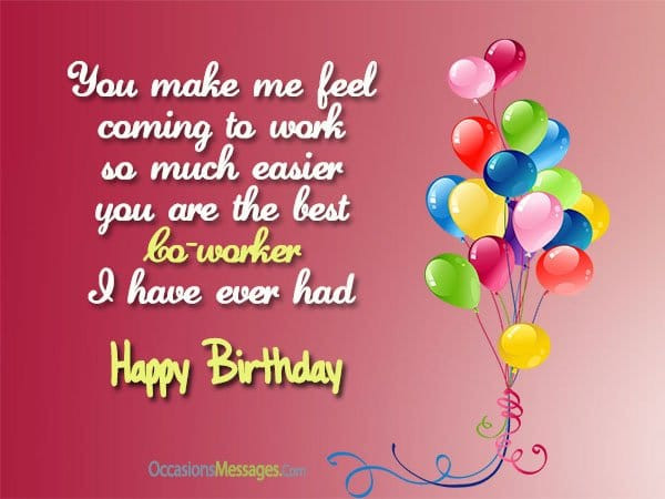 Best ideas about Coworker Birthday Wish
. Save or Pin Top 100 Birthday Wishes for Coworker Occasions Messages Now.