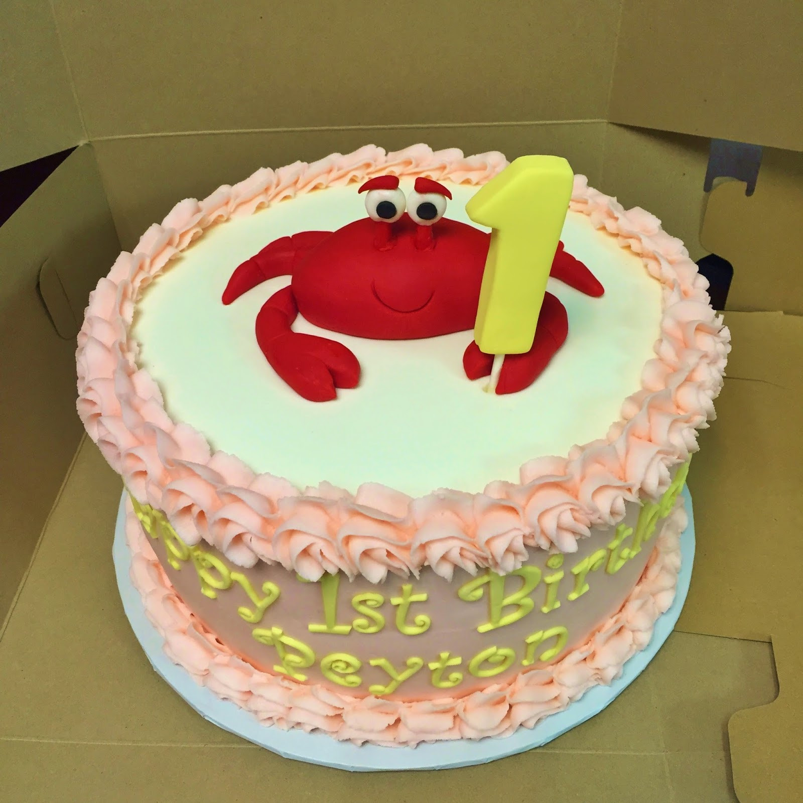 Best ideas about Crab Birthday Cake
. Save or Pin Cakes by Mindy Crab Birthday Cake 10" and Crab Smash Cake 4" Now.