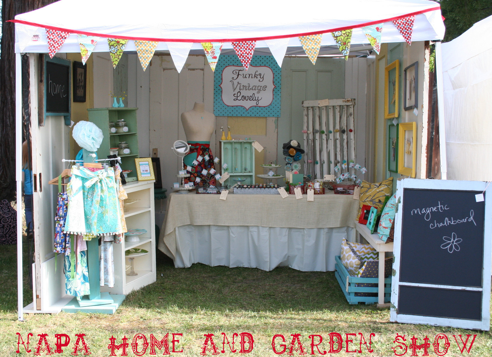 Best ideas about Craft Fair Booth Ideas
. Save or Pin April Kennedy My Life My Style Funky Vintage Lovely Now.