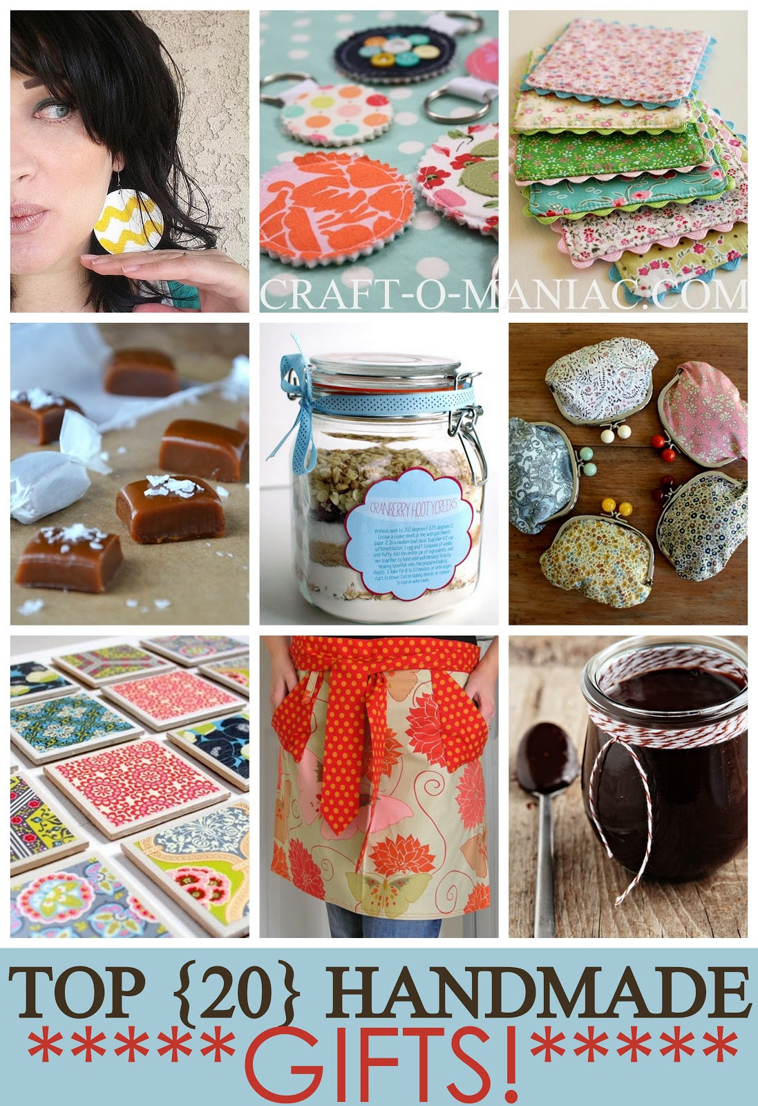 Best ideas about Craft Gift Ideas
. Save or Pin Top 20 Handmade Gifts Now.