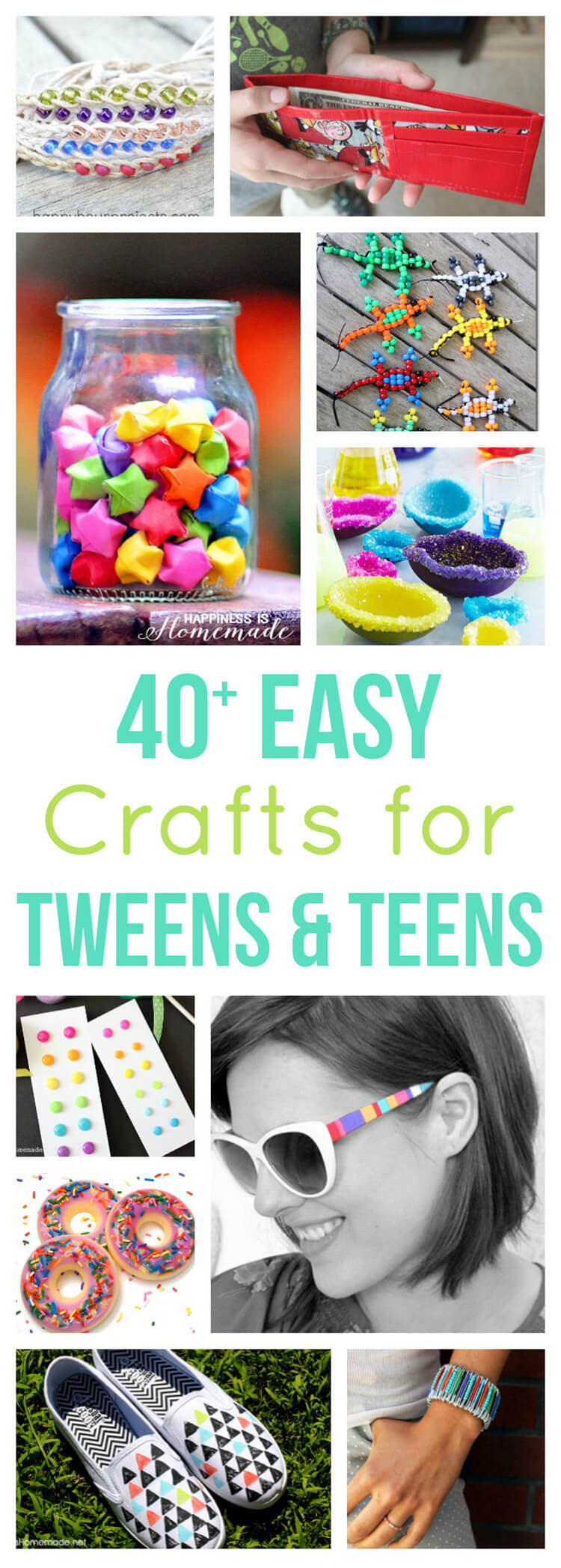 Best ideas about Craft Ideas For Teens
. Save or Pin 40 Easy Crafts for Teens & Tweens Happiness is Homemade Now.
