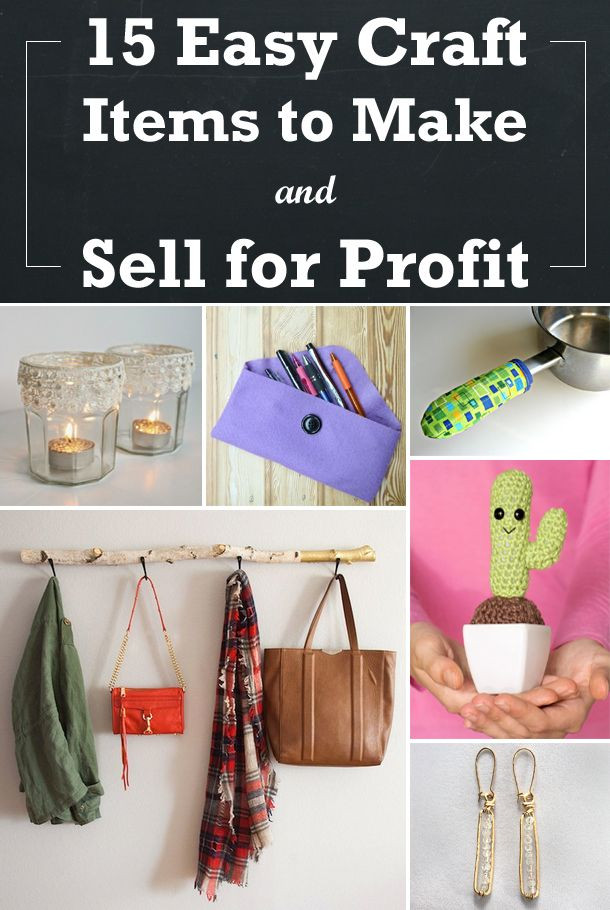 Best ideas about Craft Ideas To Sell
. Save or Pin 15 Easy Craft Items to Make and Sell for Profit Now.