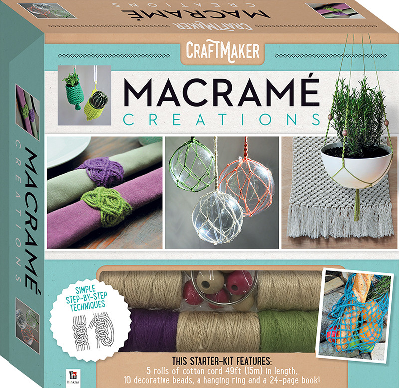 Best ideas about Craft Kits Adult
. Save or Pin CraftMaker Macrame Creations Kit Craft kits Art Now.