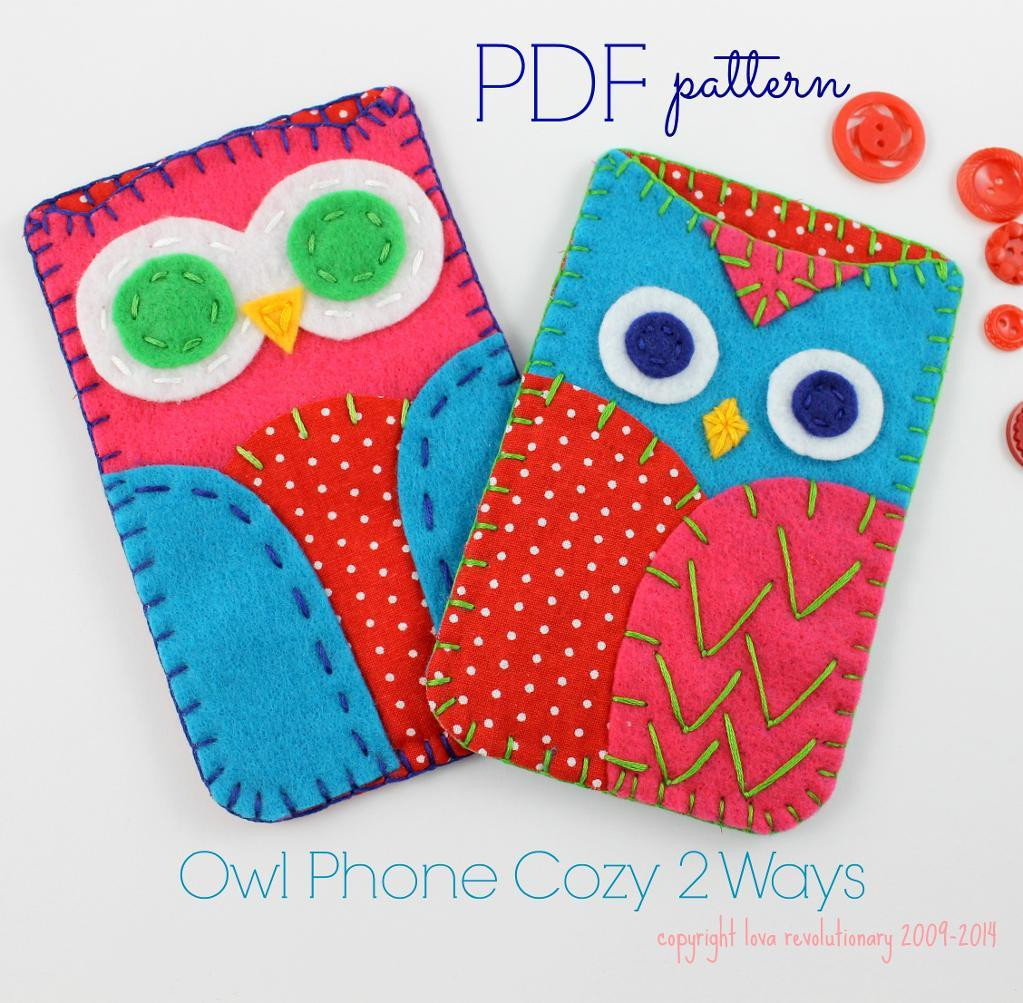 Best ideas about Craft Patterns Com
. Save or Pin Owl Phone Case Felt by lovahandmade Now.