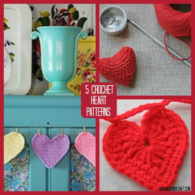 Best ideas about Craft Patterns Com
. Save or Pin 5 Crochet Heart Patterns to Love Now.