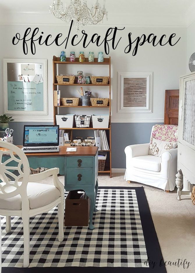 Best ideas about Craft Room Decorating Ideas
. Save or Pin fice and Craft Space Reveal Now.