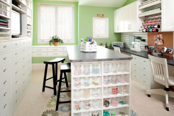 Best ideas about Craft Room Decorating Ideas
. Save or Pin Beautiful craft room interior design ideas that make work Now.