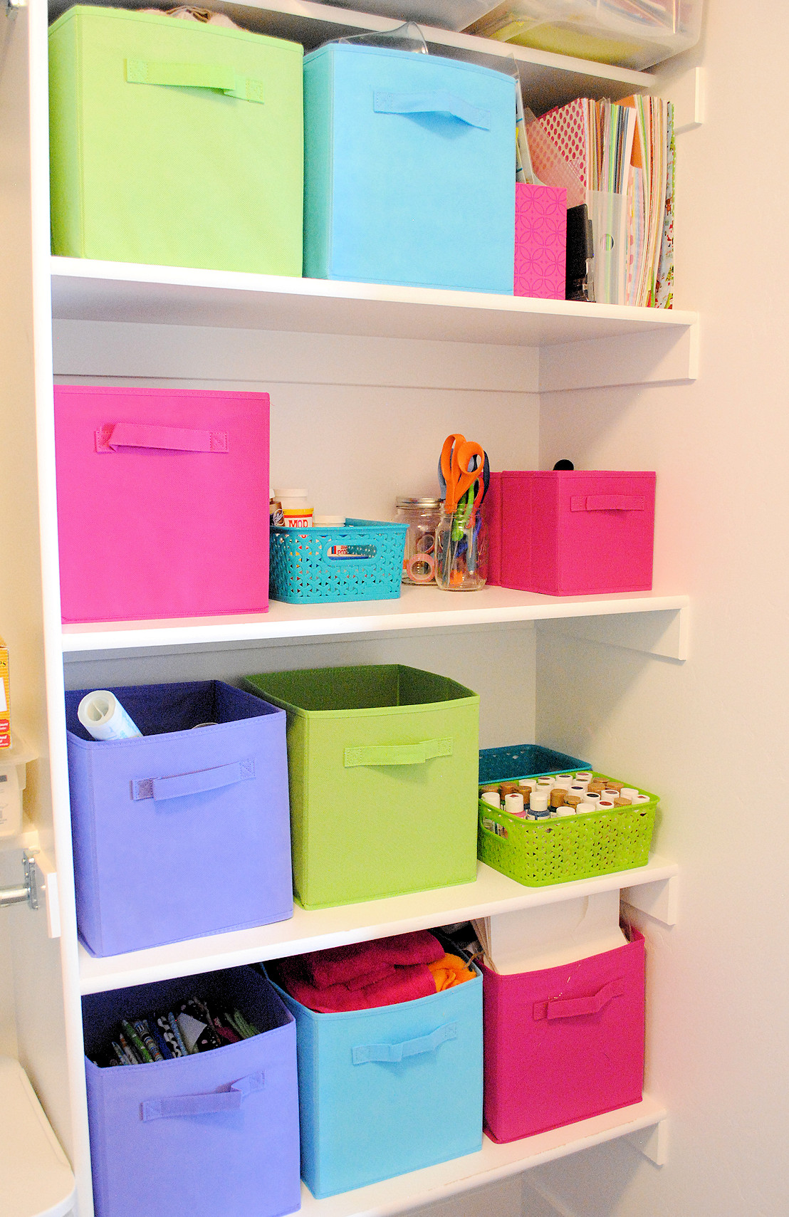 Best ideas about Craft Storage Ideas For Small Spaces
. Save or Pin Organizing Craft Supplies in small spaces Now.