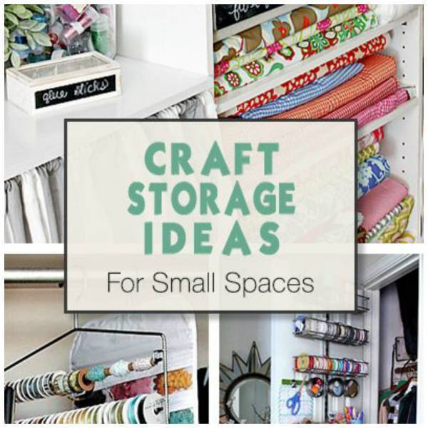 Best ideas about Craft Storage Ideas For Small Spaces
. Save or Pin Storage Ideas in Small Spaces for Your Crafts Items – Home Now.