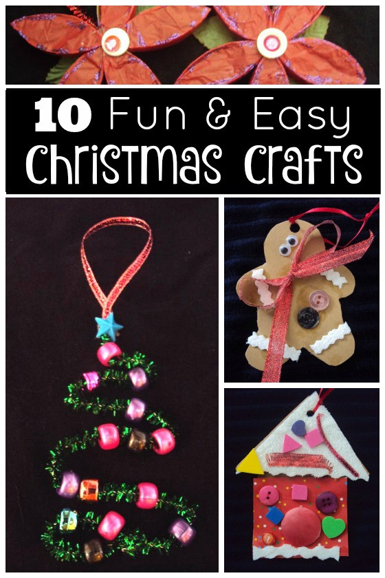 Best ideas about Craft To Make For Christmas
. Save or Pin 10 Easy Christmas Crafts for Kids Happy Hooligans Now.