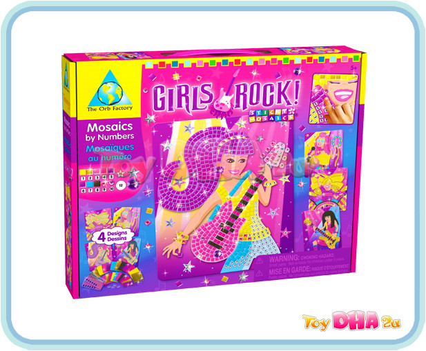 Best ideas about Craft Toys For Girls
. Save or Pin Art & Craft Mosaics Girls Rock Now.