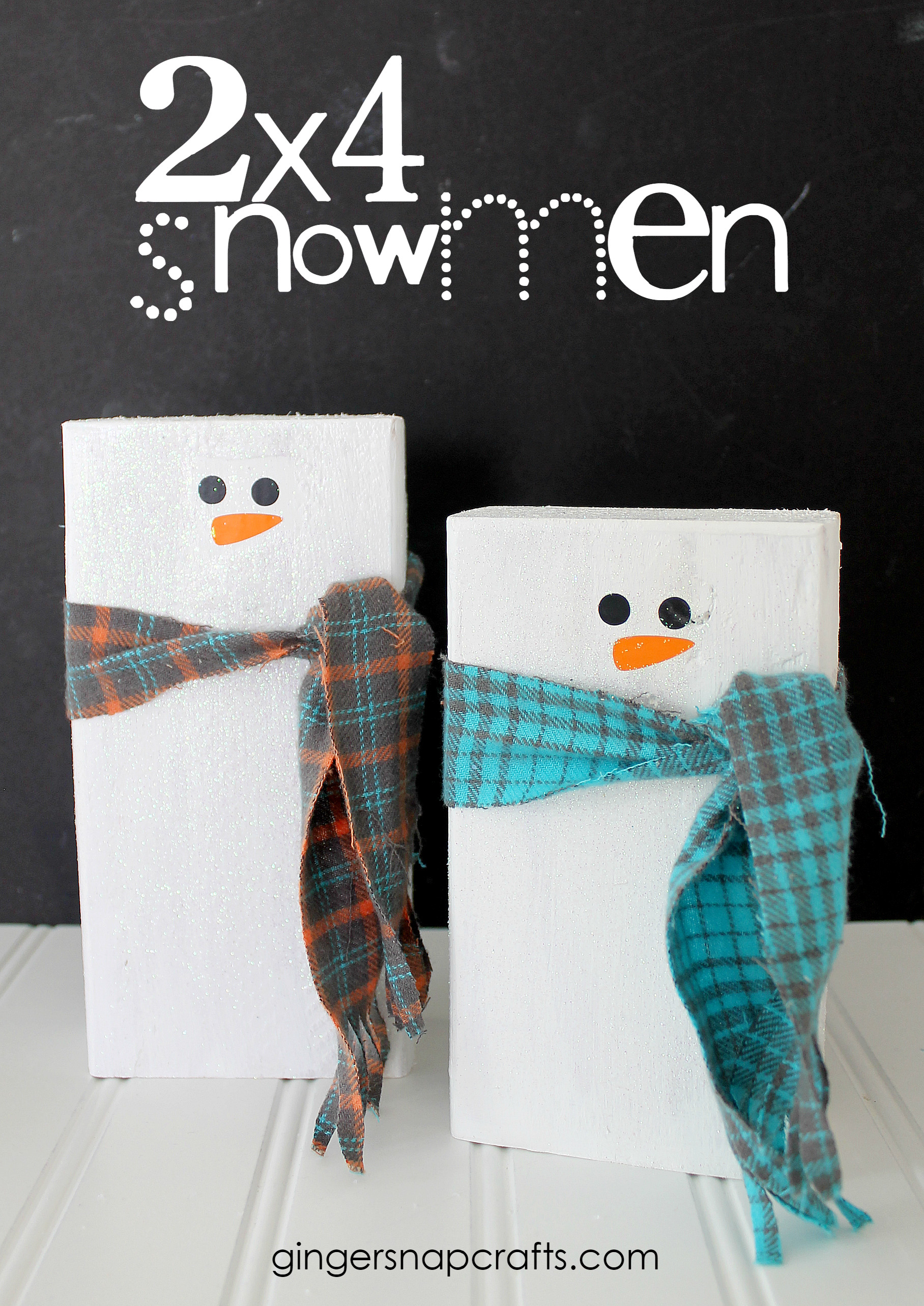 Best ideas about Crafts By Two
. Save or Pin 2x4 Snowmen Kid Craft tutorial Design Dazzle Now.