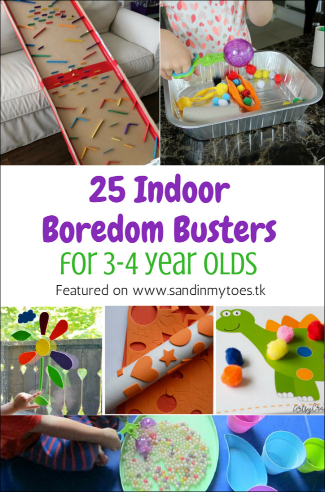 Best ideas about Crafts For 4 Year Olds
. Save or Pin 25 Indoor Boredom Busters for 3 4 Year Olds Now.