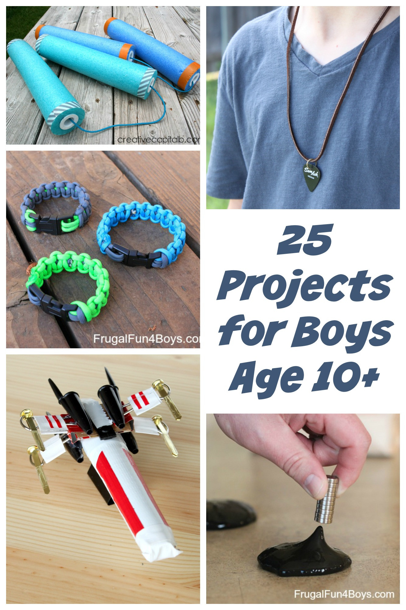 Best ideas about Crafts For Boys
. Save or Pin 25 Awesome Projects for Tween and Teen Boys Ages 10 and Now.