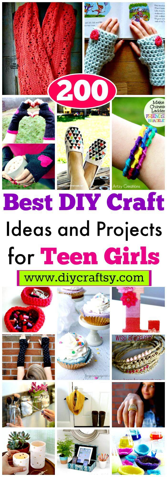 Best ideas about Crafts For Teen Girls
. Save or Pin 200 Best DIY Craft Ideas and Projects for Teen Girls DIY Now.