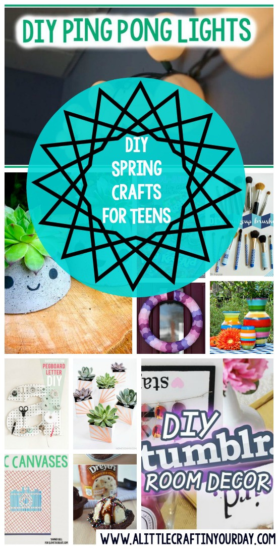 Best ideas about Crafts For Teenagers
. Save or Pin DIY Spring Crafts for Teens A Little Craft In Your Day Now.