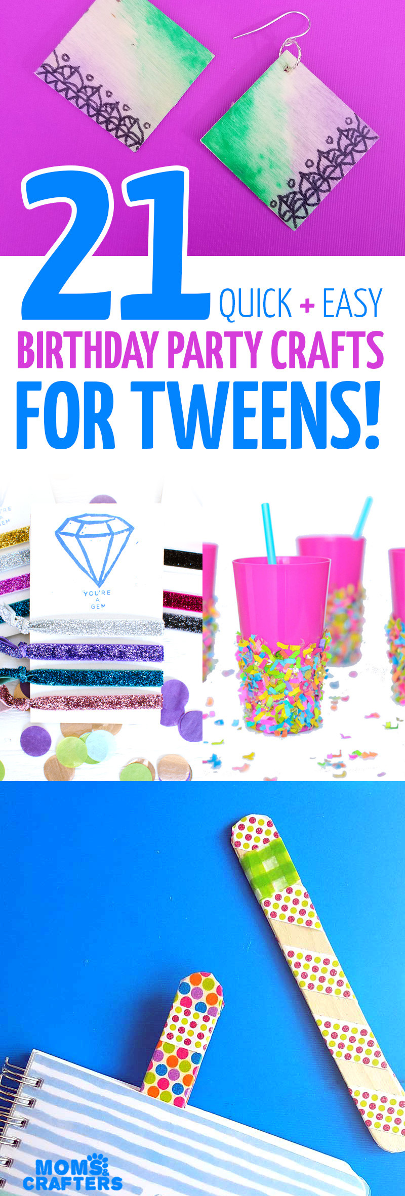 Best ideas about Crafts For Tweens
. Save or Pin Birthday Party Crafts for Tweens Moms and Crafters Now.