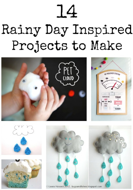 Best ideas about Crafts To Do
. Save or Pin 14 Rainy Day Inspired Projects to Make Now.