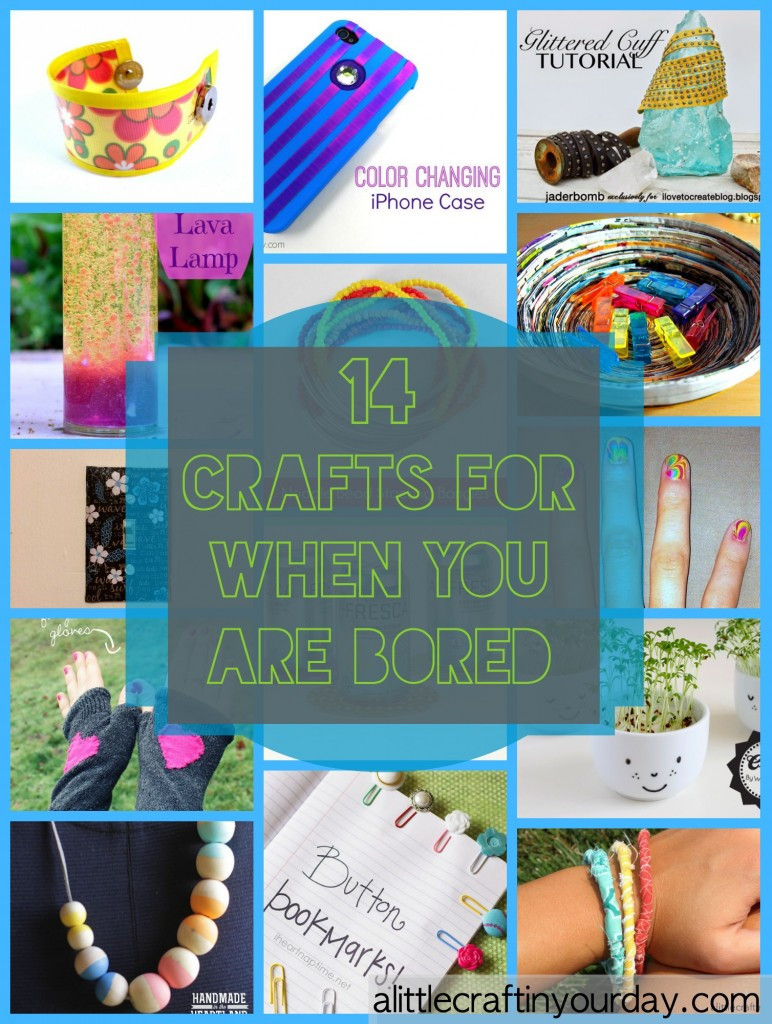 Best ideas about Crafts To Do When Bored
. Save or Pin 14 Craft For When You Are Bored A Little Craft In Your Day Now.