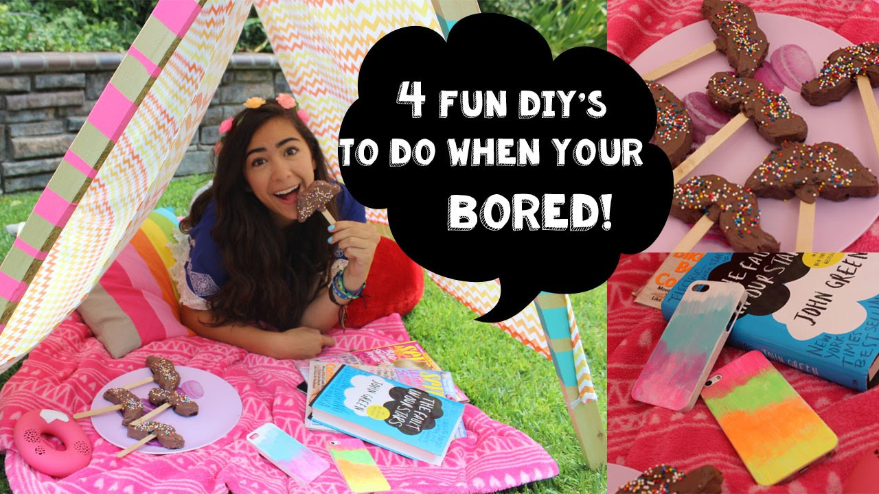 Best ideas about Crafts To Do When Your Bored
. Save or Pin 4 Fun DIY s To Do When You re Bored Now.