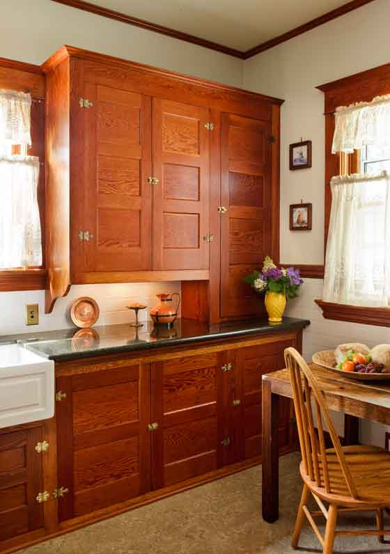 Best ideas about Craftsman Kitchen Cabinets
. Save or Pin Restored Cabinets in a Renovated Craftsman Kitchen Old Now.