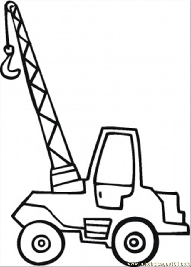 Best ideas about Crane Coloring Pages For Kids
. Save or Pin Crane With Wrecking Ball Coloring Home Now.