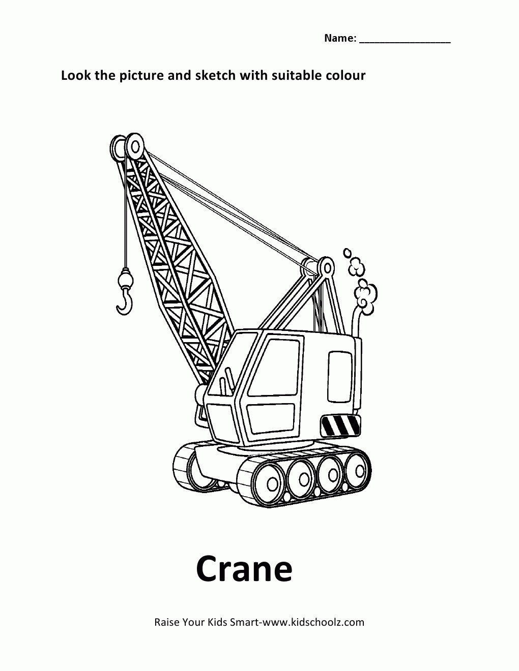 Best ideas about Crane Coloring Pages For Kids
. Save or Pin Crane Coloring Page Coloring Home Now.