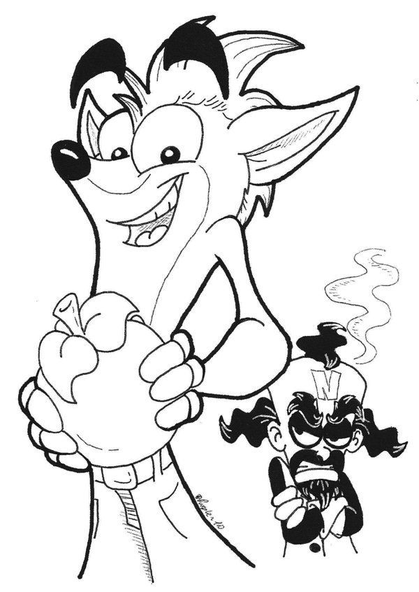 Best ideas about Crash Bandicoot Coloring Pages
. Save or Pin Crash Bandicoot by PurpleDazz crash twiinsnanity Now.